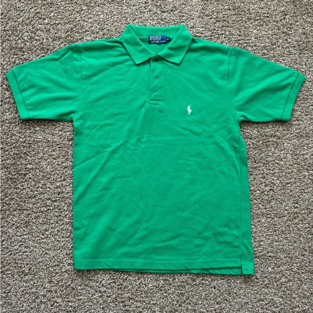 Polo Ralph Lauren Men’s Classic Fit Mesh Polo Shirt Classic Kelly Green- Small